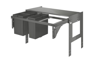 Système 3 poubelles pour meuble