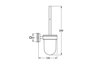 Porte-balai de WC Quickfix