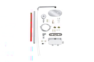 Ensemble de douche avec thermostatique mural Rainshower System Smartcontrol 360