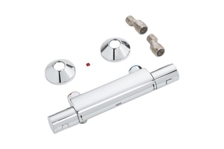 Ensemble mural Thermostatique et barre douche Precision Start