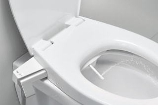 Siège abattant WC lavant Bau Ceramic