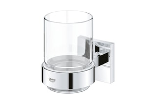Verre en cristal avec support mural Quickglue