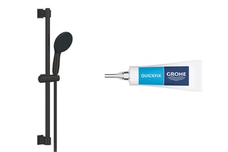 Barre de douche et kit de collage QuickGlue - Set S