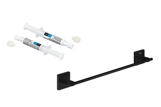 Barre porte-serviettes Quickglue avec 2 colles pour accessoires QuickGlue A2 - 2 x 2,5 ml