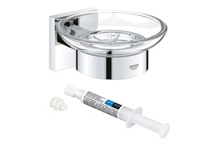 	Porte-savon avec support mural Quickglue et colle - 2,5 ml