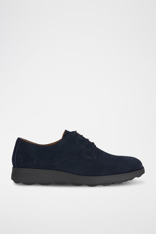 Derbys en nubuck - Bleu