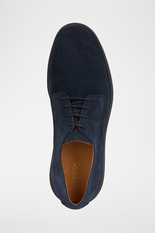Derbys en nubuck - Bleu