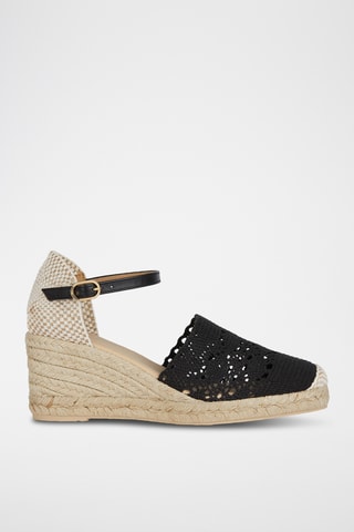 Espadrilles compensées Gelsa Low - Noir
