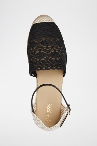 Espadrilles compensées Gelsa Low - Noir