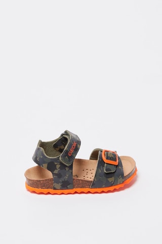 Sandales Chalki - Kaki et orange