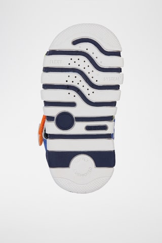 Sandales en cuir - Bleu