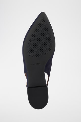 Ballerines en nubuck Charyssa - Bleu