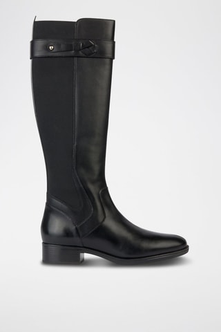 Bottes en cuir Felicity - Noir