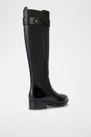 Bottes en cuir Felicity - Noir