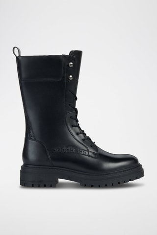 Bottines en cuir Iridea J  - Noir
