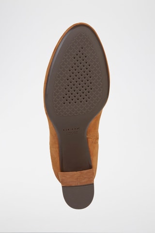 Bottes en cuir de chèvre nubuck Pheby - Camel