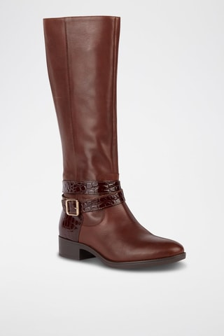 Bottes en cuir Felicity - Marron