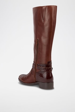 Bottes en cuir Felicity - Marron