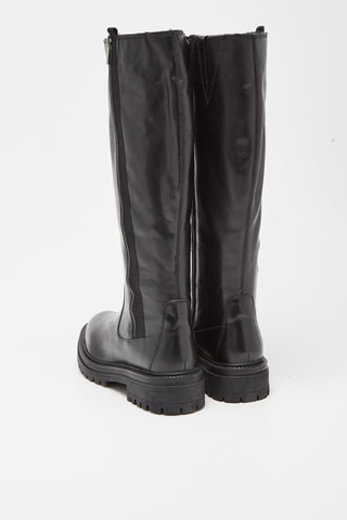 Bottes en cuir nappa Iridea - Noir