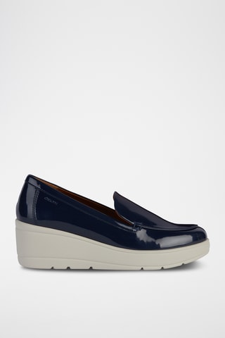 Mocassins compensés ILDE - Bleu