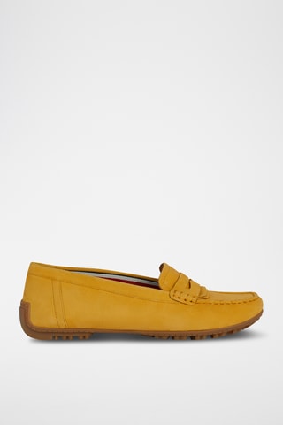 Mocassins en nubuck Kosmopolis +RIP - Jaune