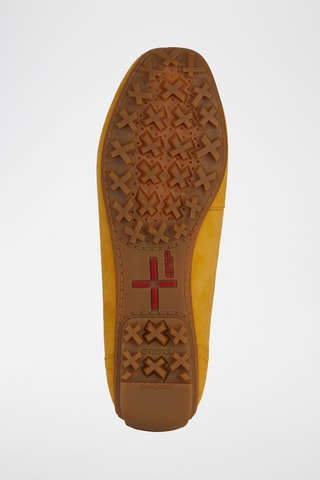 Mocassins en nubuck Kosmopolis +RIP - Jaune