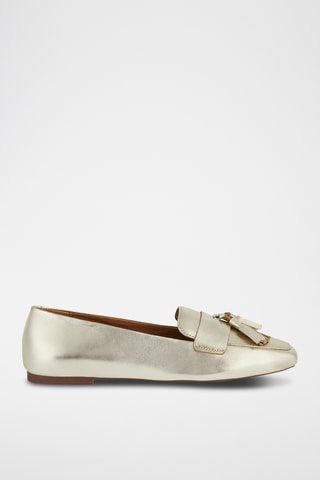 Mocassins en cuir Marsilea - Doré