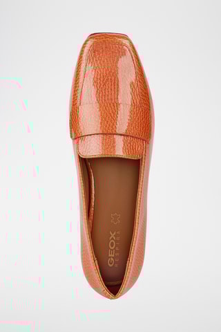 Mocassins vernis en cuir Marsilea - Orange