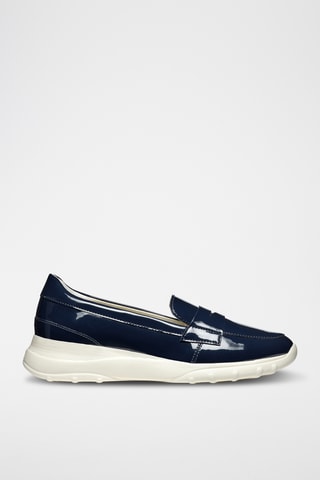 Mocassins vernis - Bleu