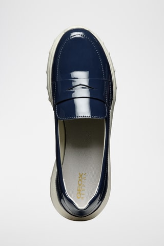 Mocassins vernis - Bleu