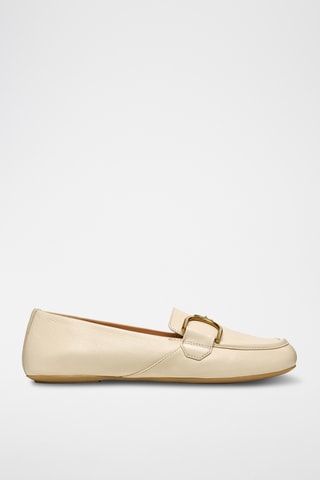 Mocassins en cuir - Beige