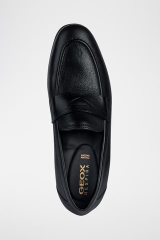 Mocassins en cuir - Noir