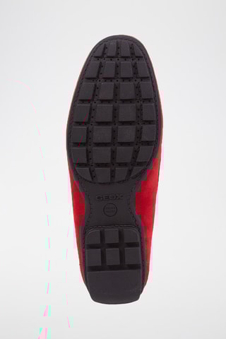 Mocassins en nubuck Moner - Rouge