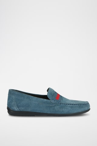 Mocassins en nubuck Ascanio - Bleu