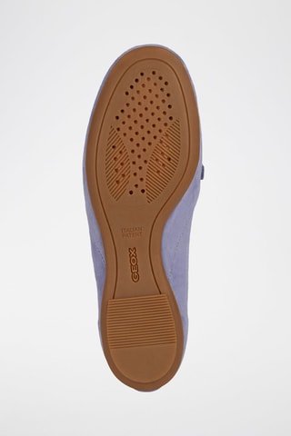 Mocassins en cuir de chèvre nubuck Palmaria - Mauve