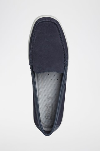 Mocassins en cuir XAN2 - Bleu marine
