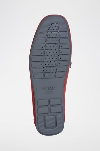 Mocassins en nubuck Tivoli - Rouge