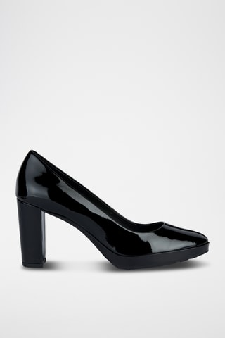 Escarpins vernis en cuir Walk Pleasure 85 - Noir