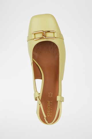 Escarpins en cuir - Jaune