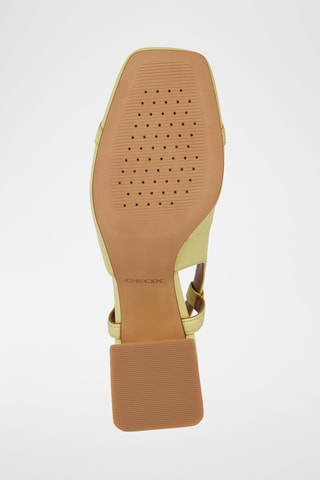 Escarpins en cuir - Jaune