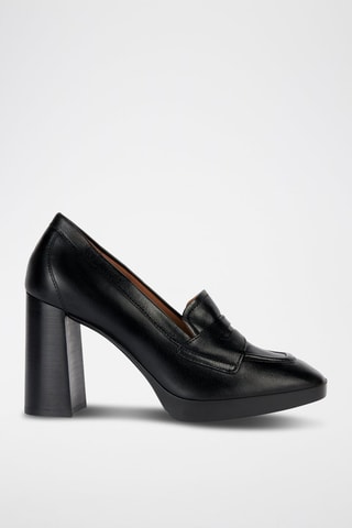 Escarpins en cuir de mouton Teulada - Noir