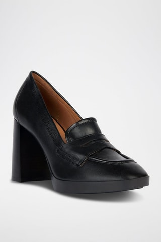 Escarpins en cuir de mouton Teulada - Noir