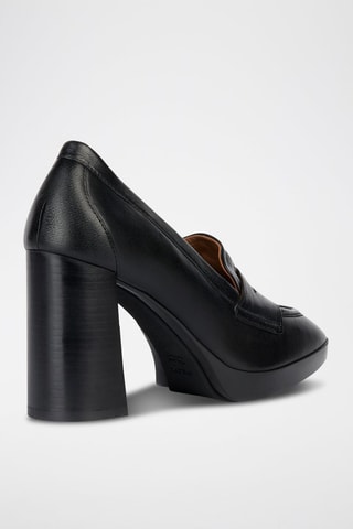 Escarpins en cuir de mouton Teulada - Noir