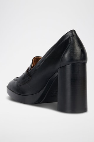 Escarpins en cuir de mouton Teulada - Noir