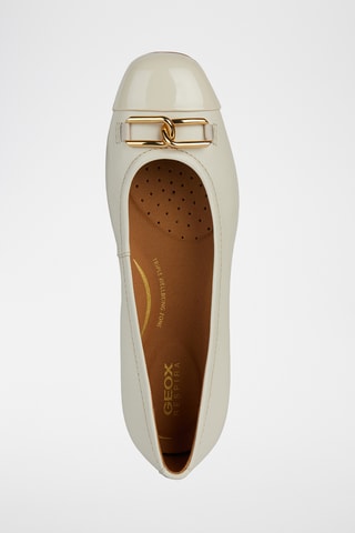 Ballerines vernies en cuir Annytah - Beige