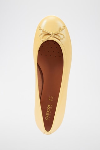 Ballerines vernies en cuir Palmaria - Jaune