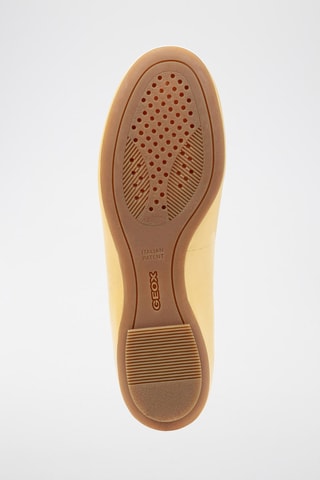 Ballerines vernies en cuir Palmaria - Jaune