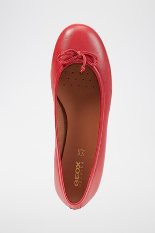 Ballerines en cuir Palmaria - Rouge