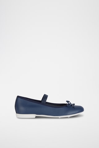 Ballerines en cuir Plié - Bleu