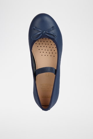Ballerines en cuir Plié - Bleu